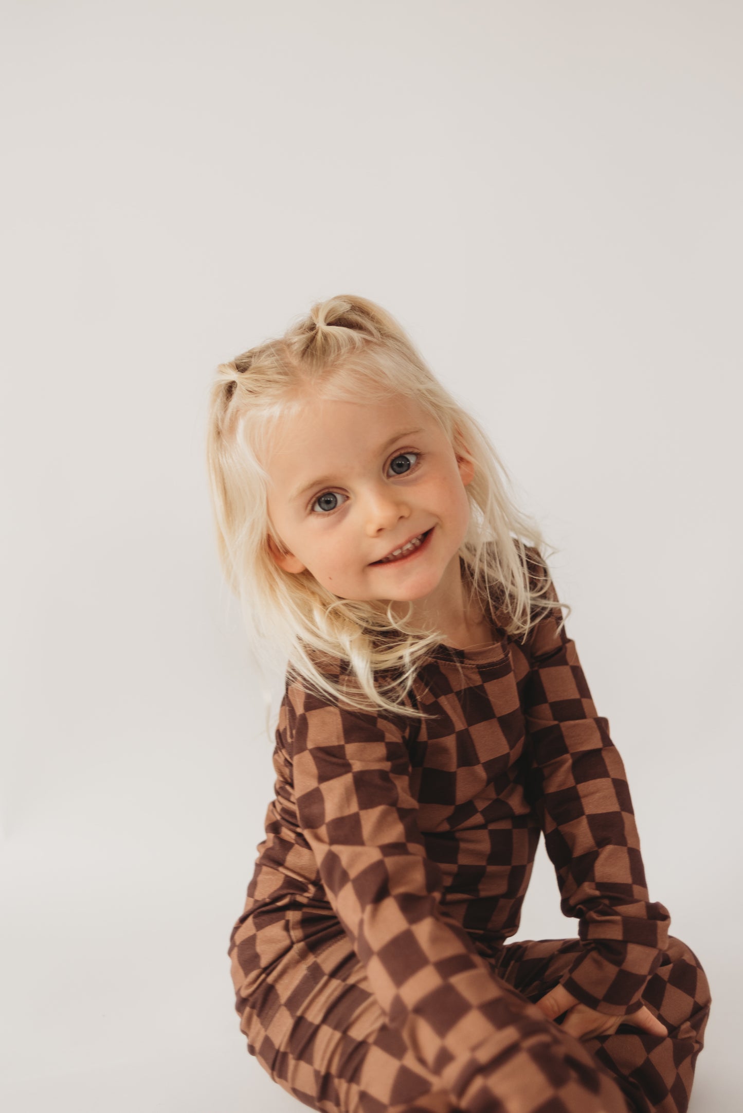 Espresso Checkers 2-piece Set