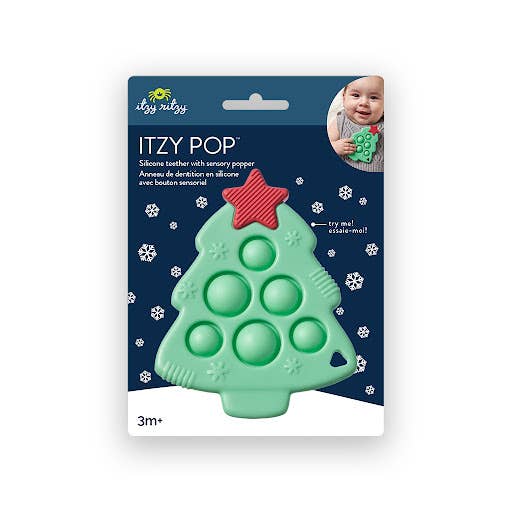 Itzy Pop Holiday Tree sensory popper toy