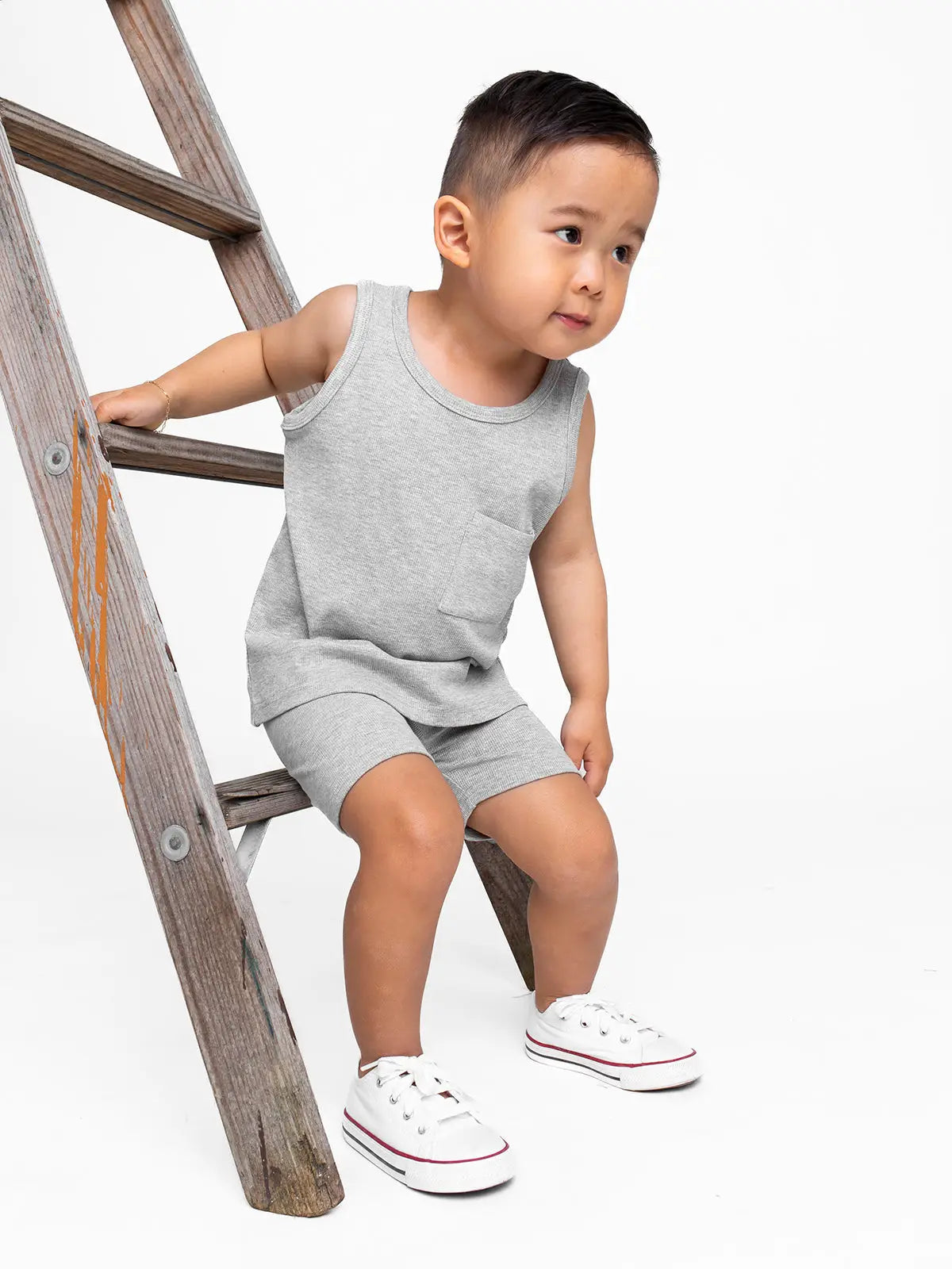 Little Bipsy Ribbed Biker Short