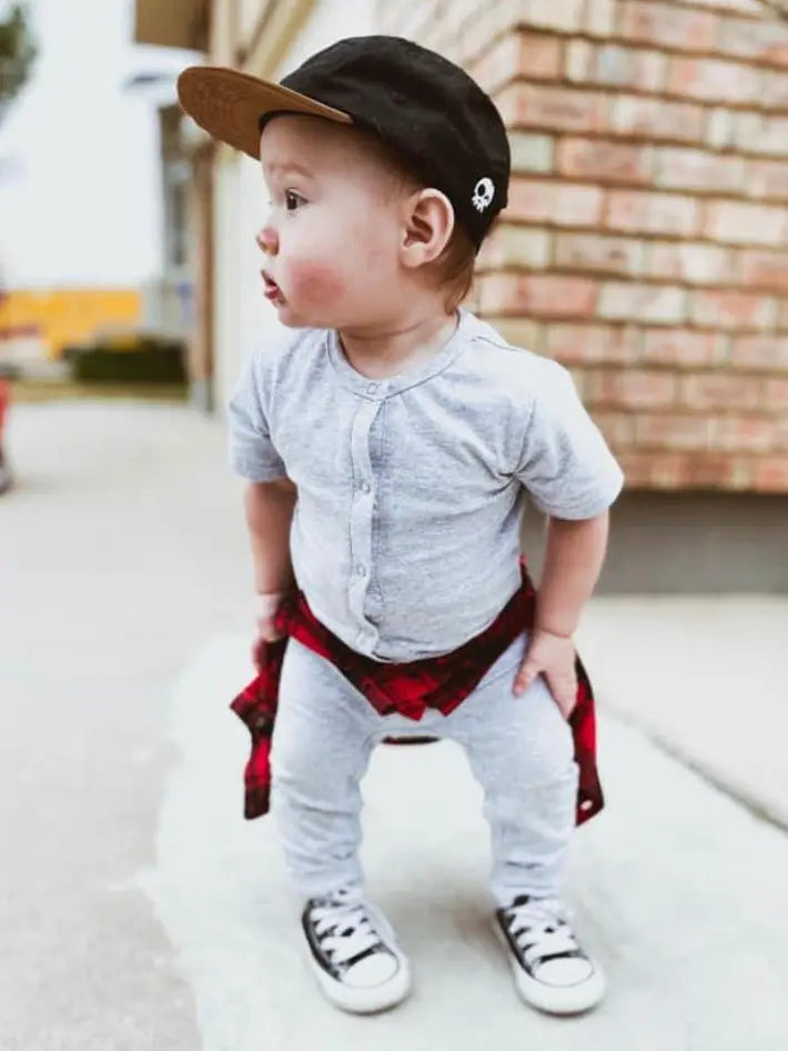 Little Bipsy Classic Snap Romper - one left 0-3m!