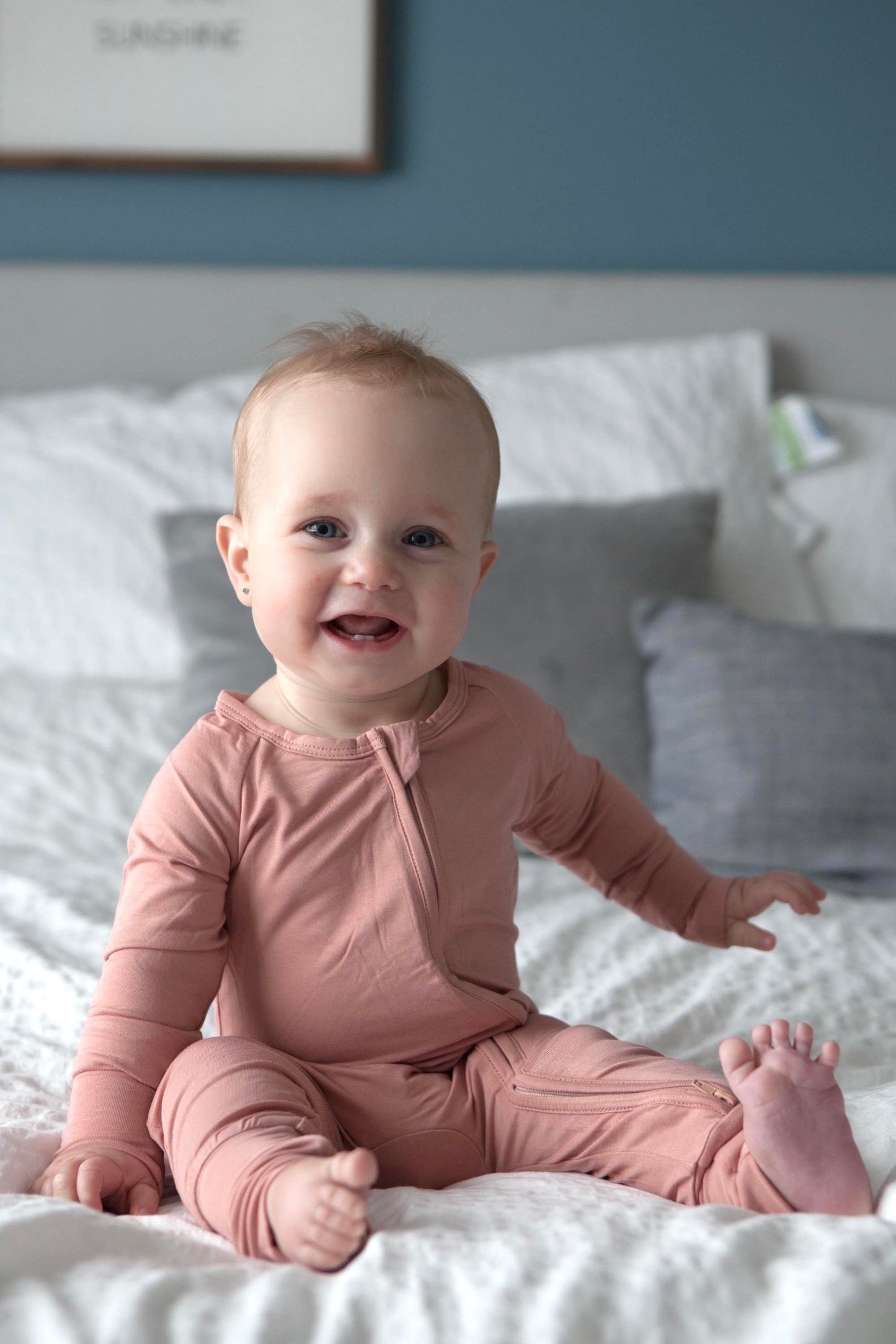 Bamboo Convertible Footie - Dawn 0-3m & 2T left!