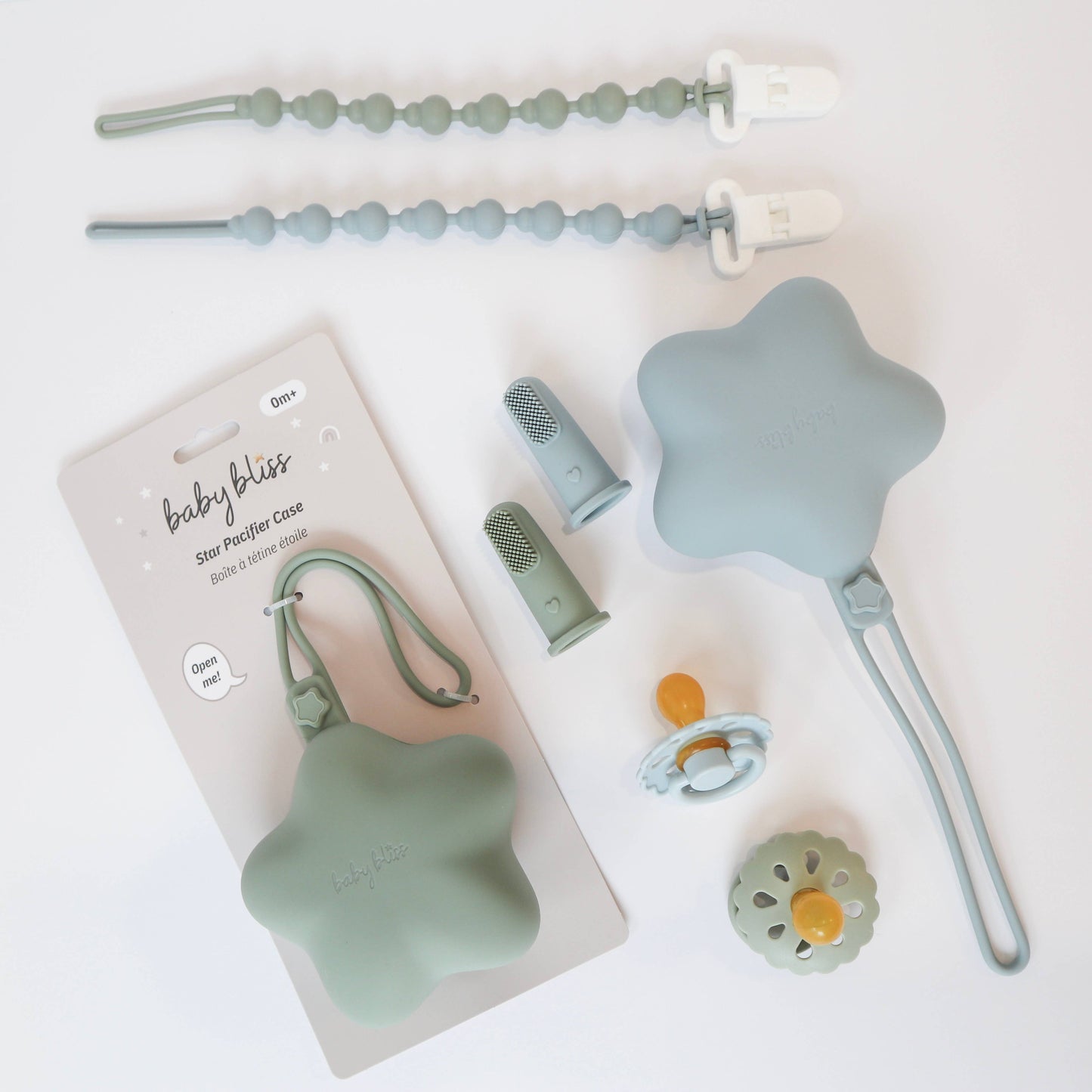 Infant Toothbrush - Dusty Teal & Sage