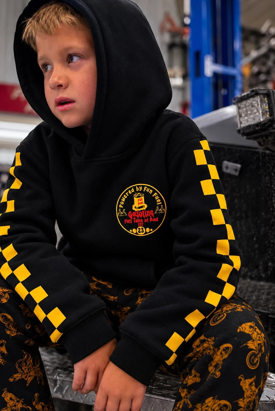 PREORDER - powered by fun fuel hoodie