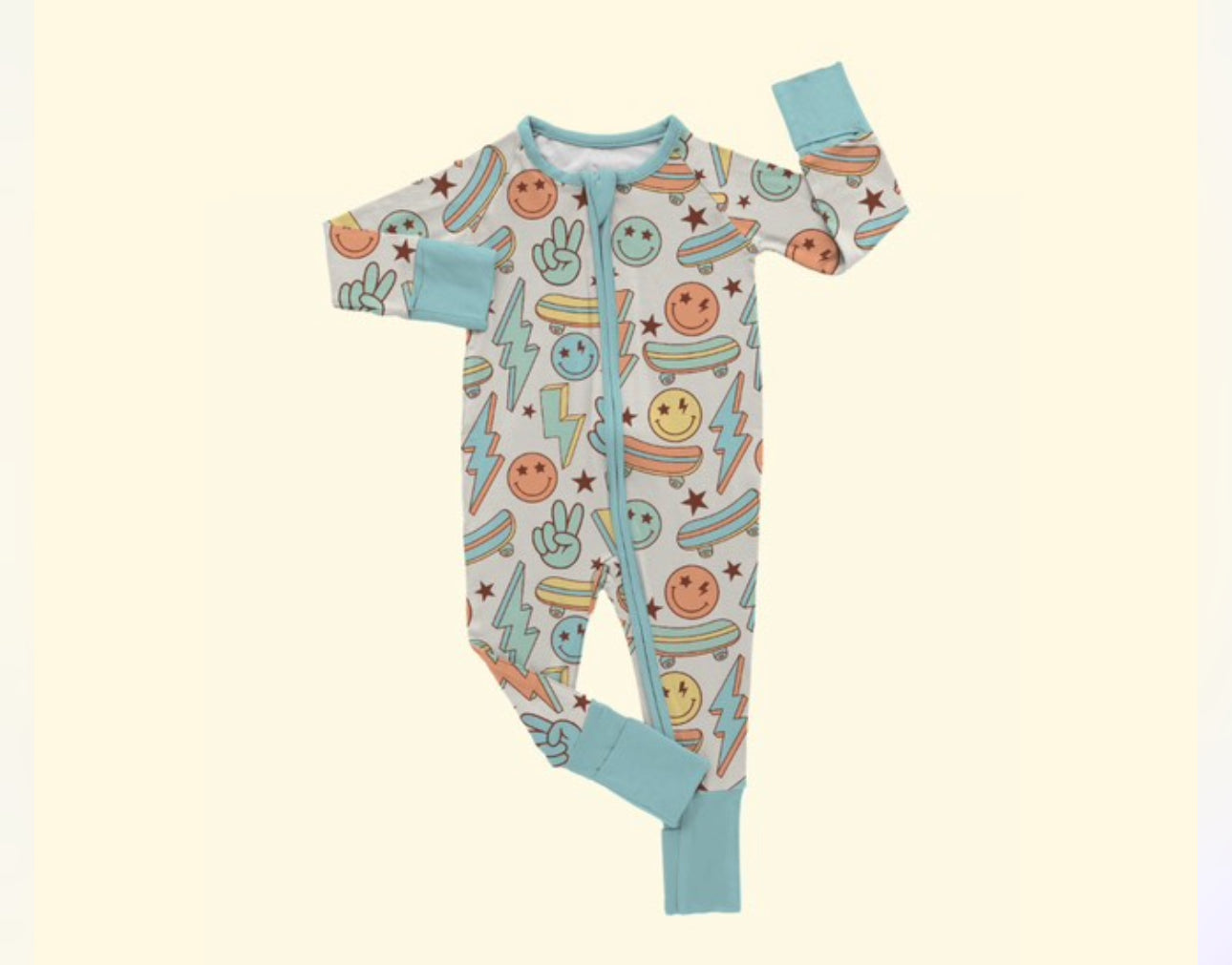 Later Skater Zipper Romper