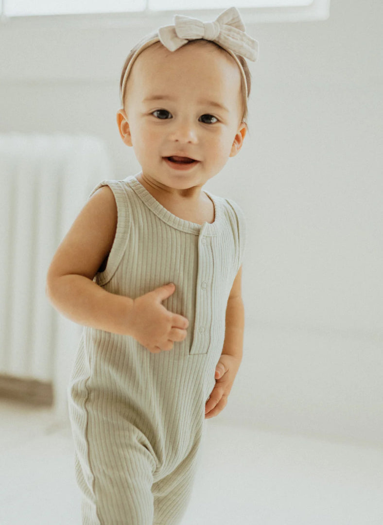 Nylon Headband Bow- Teal