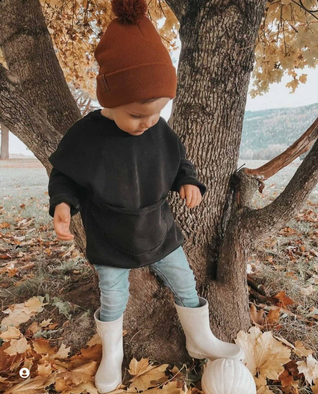 Rust - Pom Beanie
