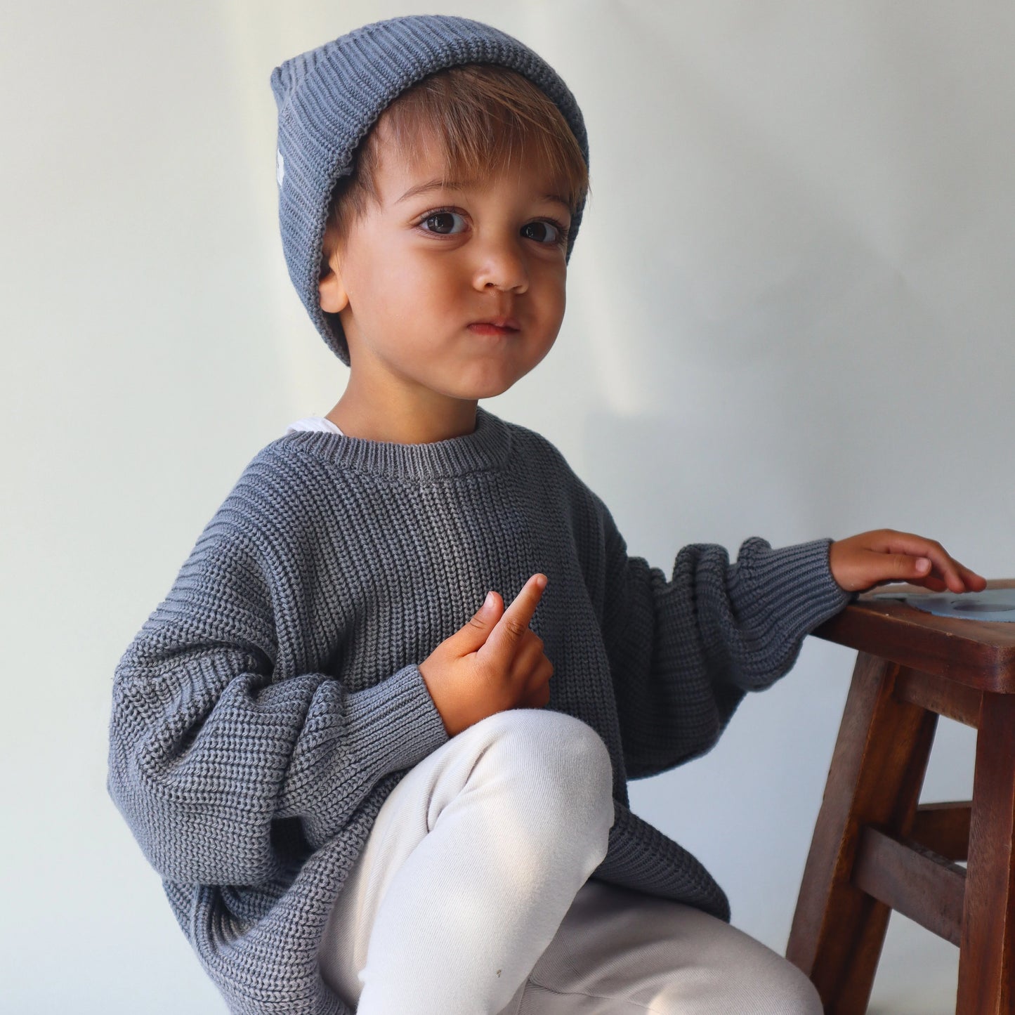 Sutton Knit Sweater - Graphite