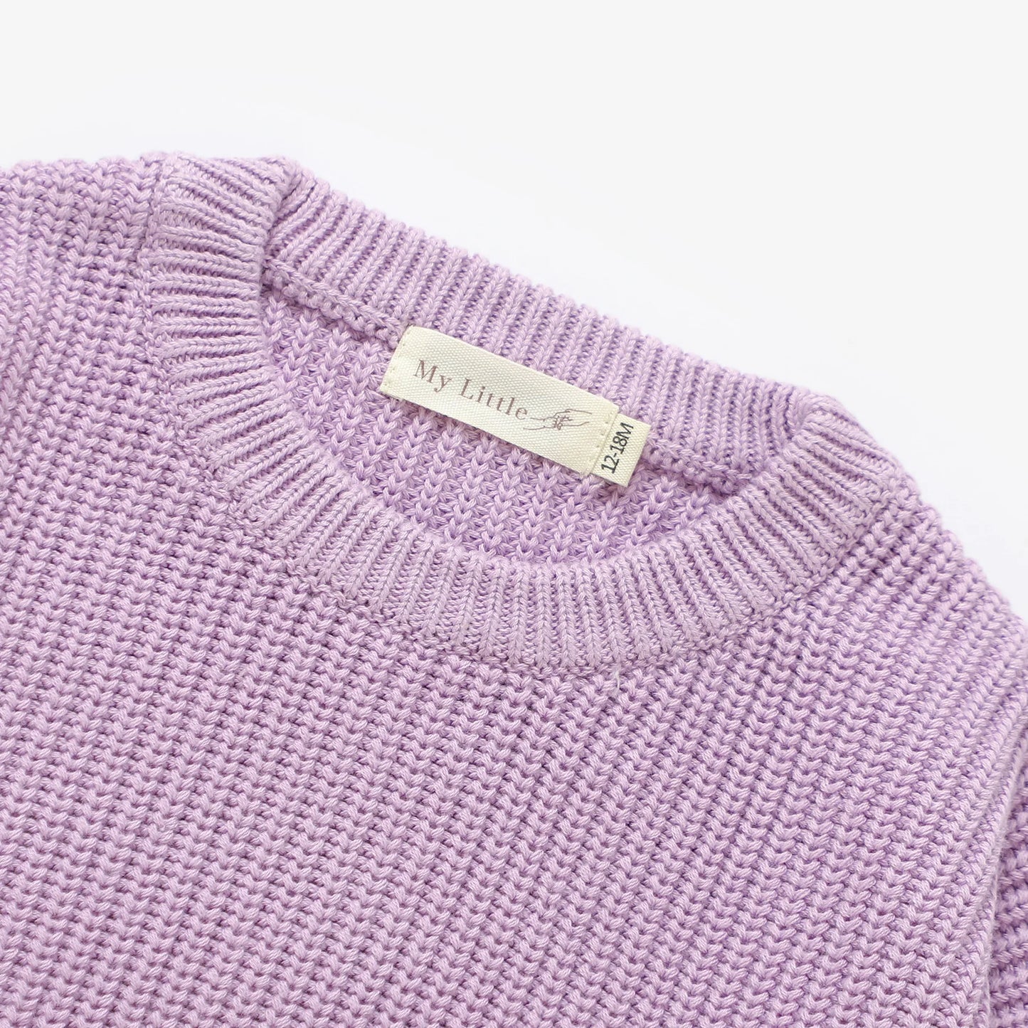 Sutton Knit Sweater - Lavender - one left 4-5T!