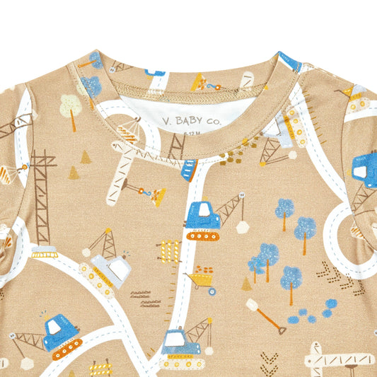 PREORDER - Bulldozer Bamboo 2-piece short set