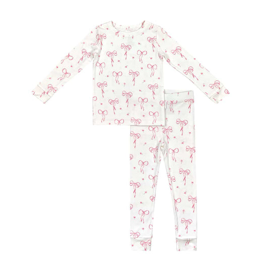 PREORDER - Pretty In Pink 2-Piece Bamboo Pajamas