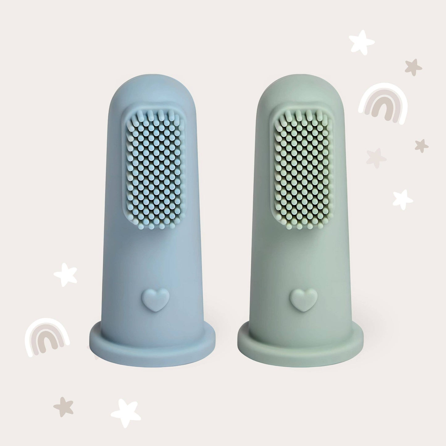 Infant Toothbrush - Dusty Teal & Sage