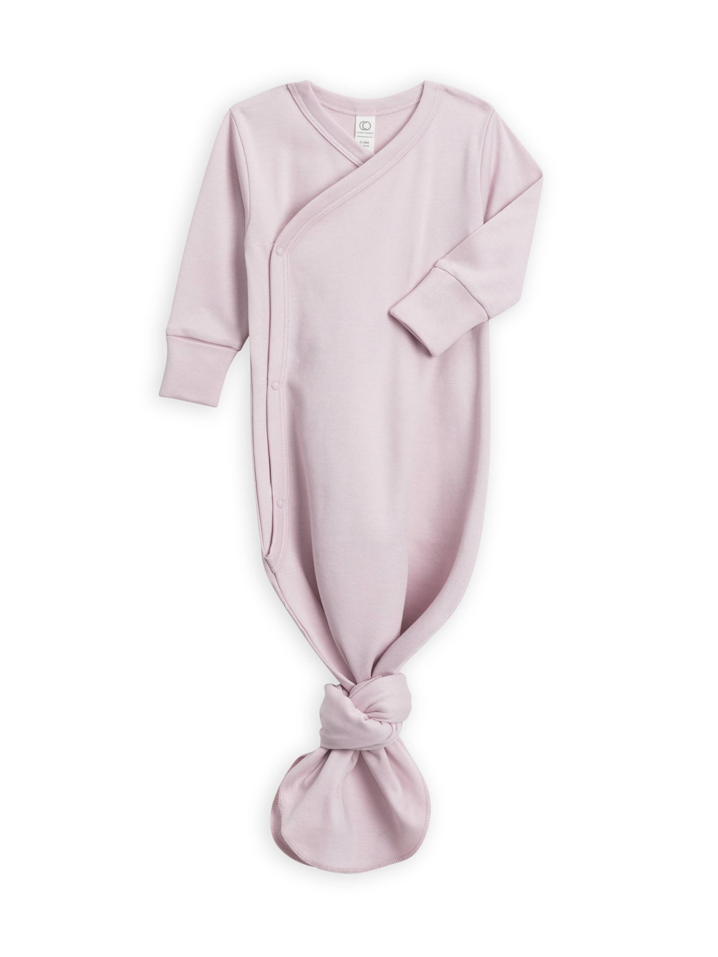 Organic Newborn Indy Kimono Gown - Wisteria