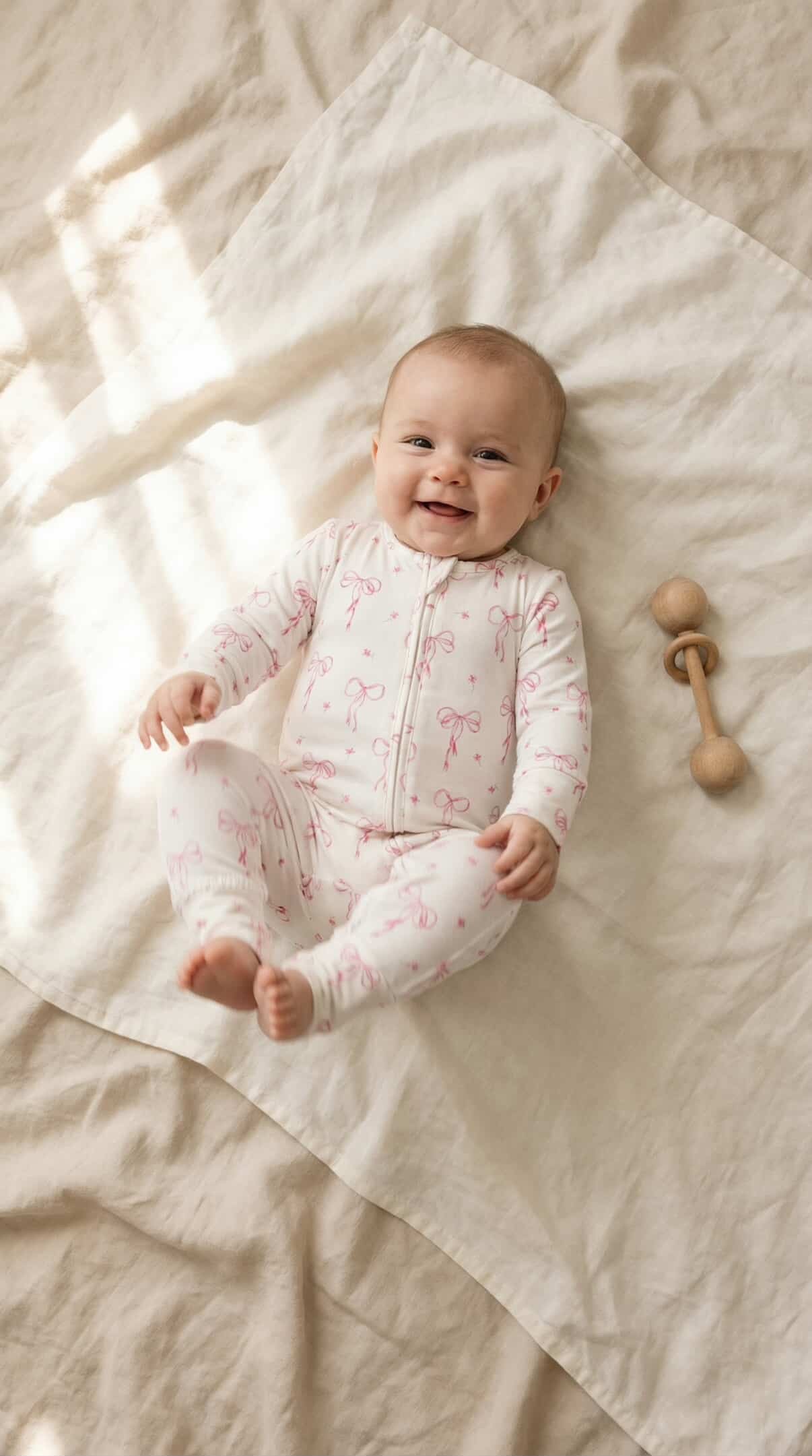 Pretty In Pink Bamboo Sleeper