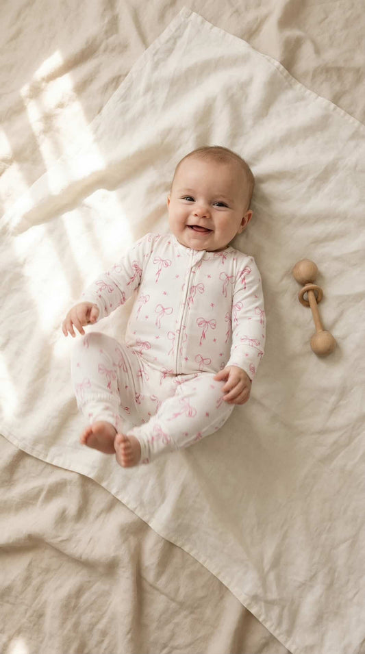 Pretty In Pink Bamboo Sleeper