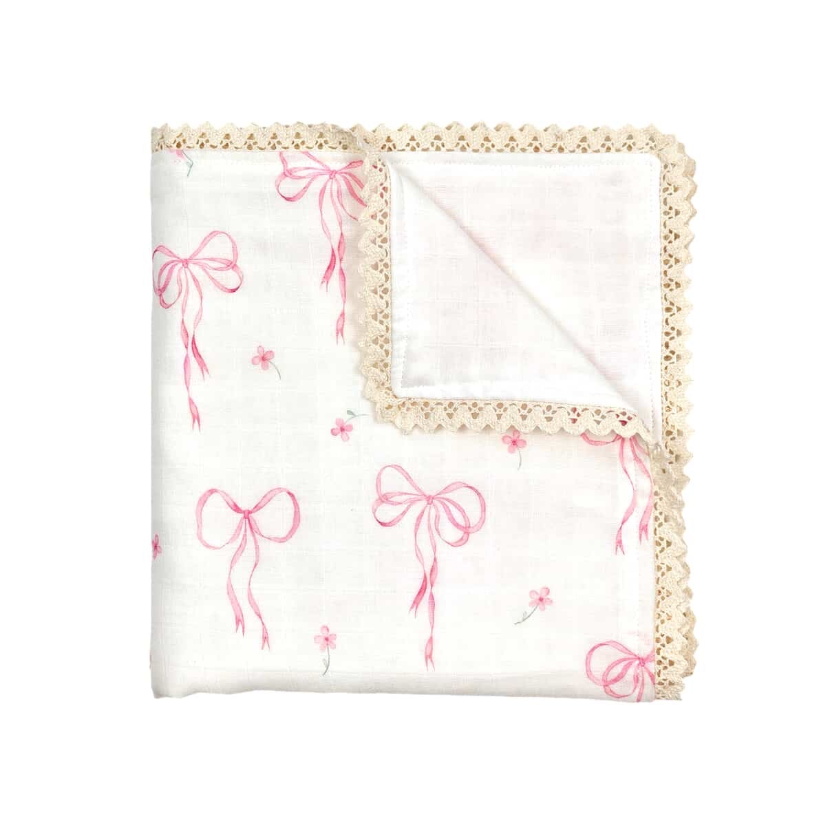 PREORDER - Pretty In Pink 6-Layer Organic Cotton Baby Blanket