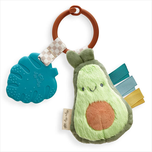 Itzy Pal™ Plush + Teether AVOCADO - one left!