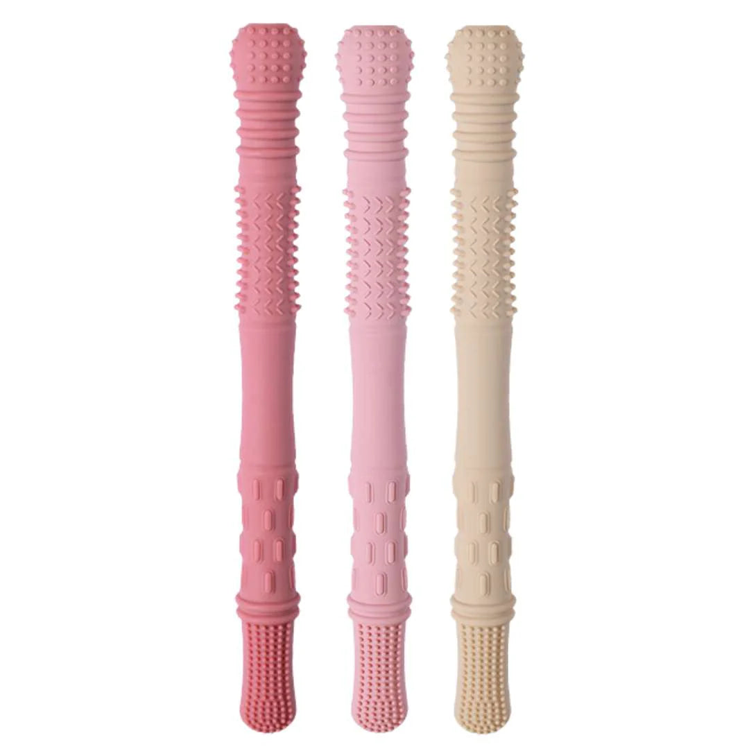 Hallow Teething Tubes - Pink