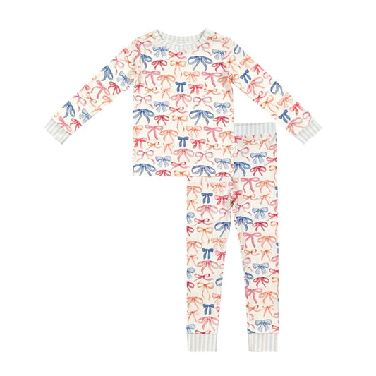 PREORDER - Bow Avenue 2-Piece Bamboo Pajamas
