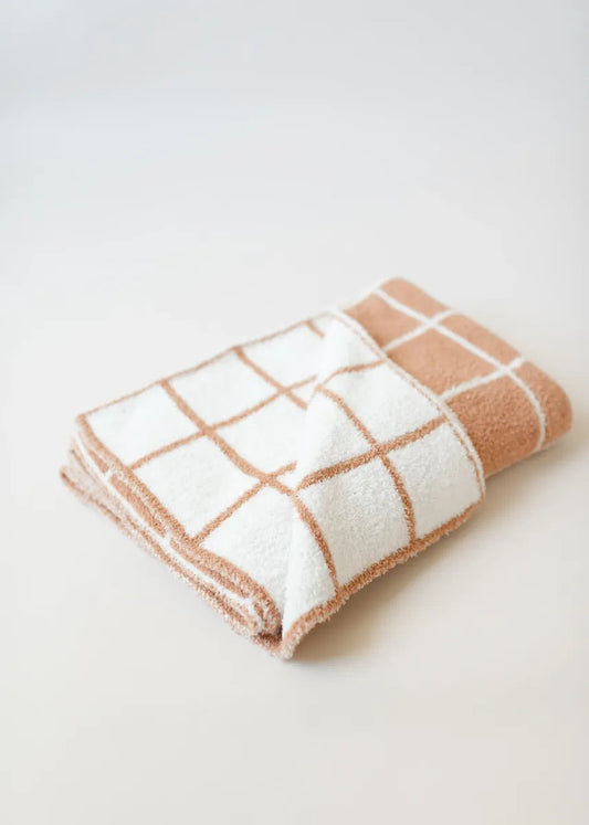 Plush Blanket 30x40 - caramel