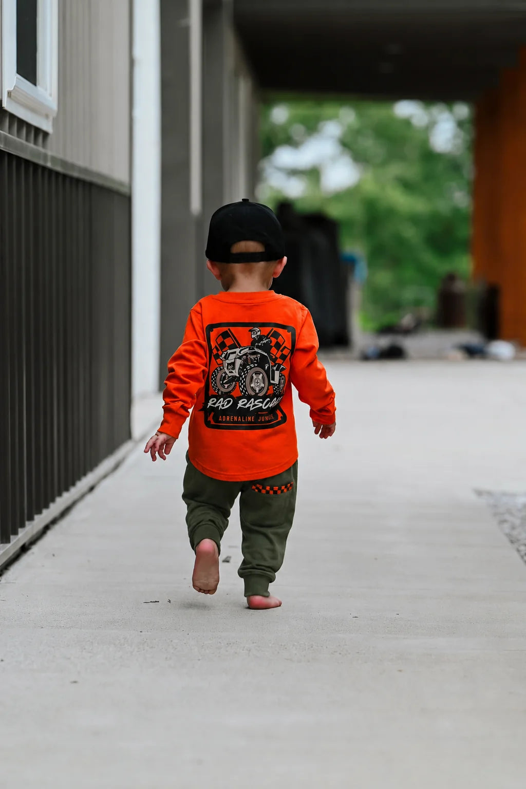PREORDER - Jersey Jogger - orange/green checkered (Copy)