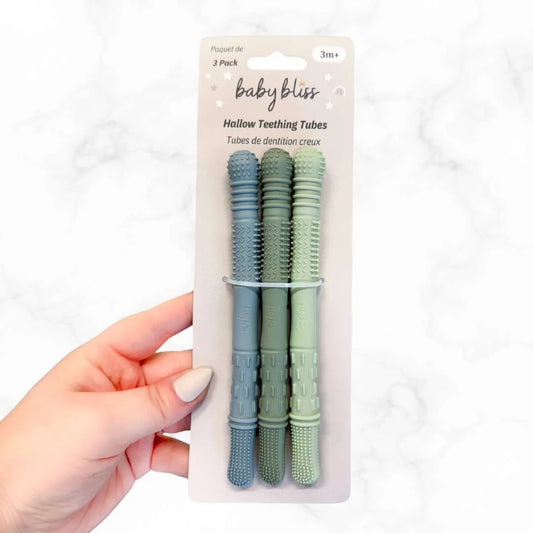 Hallow Teething Tubes - Blue