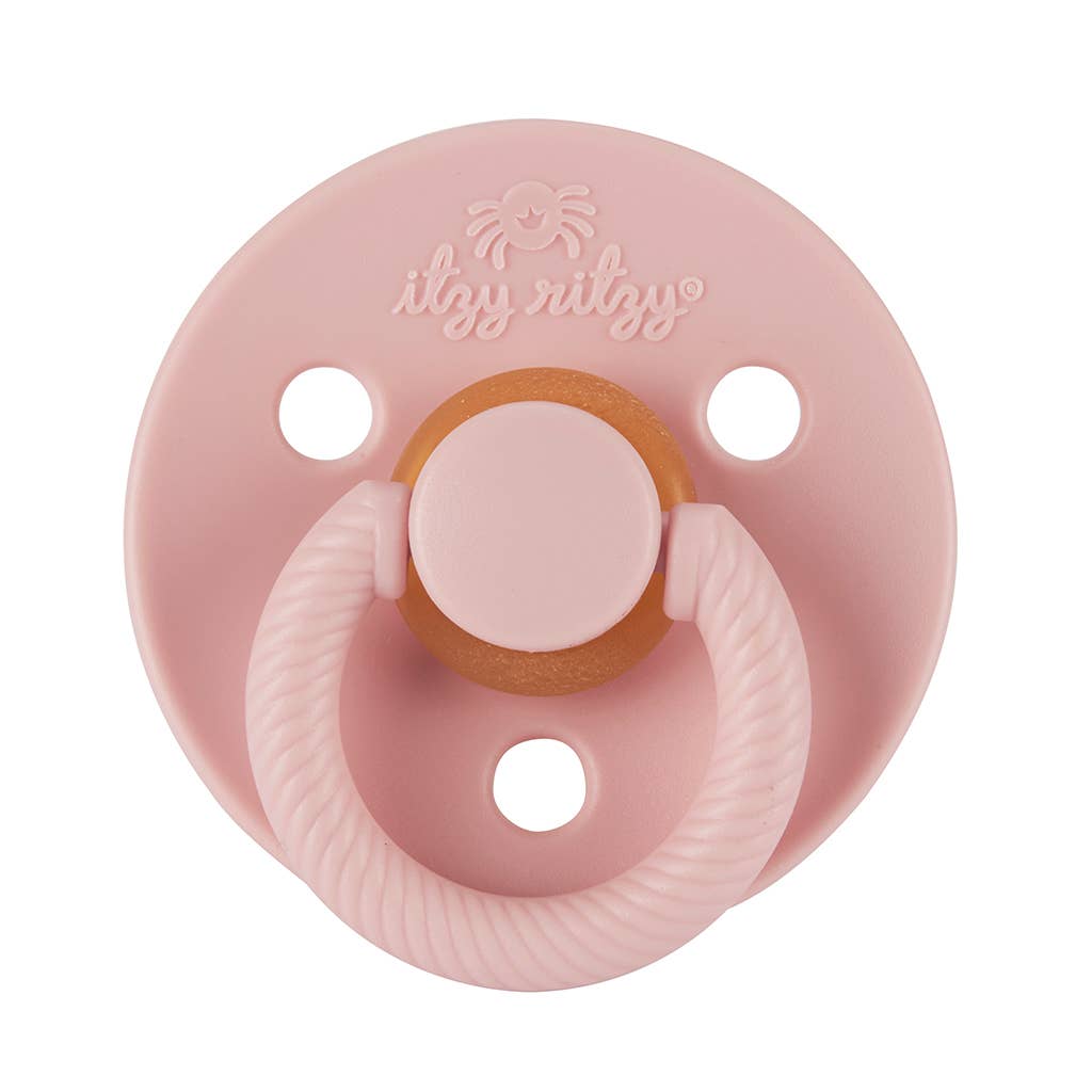 Itzy Soother™ Natural Rubber Paci Sets PINK/BLUE