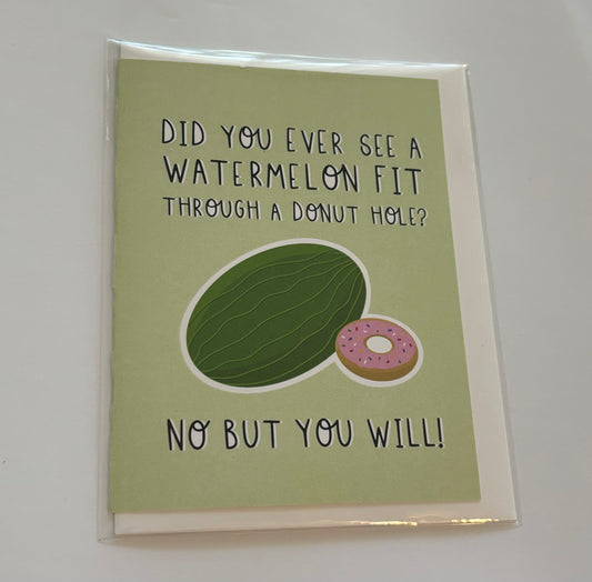 Watermelon - Baby Shower Card