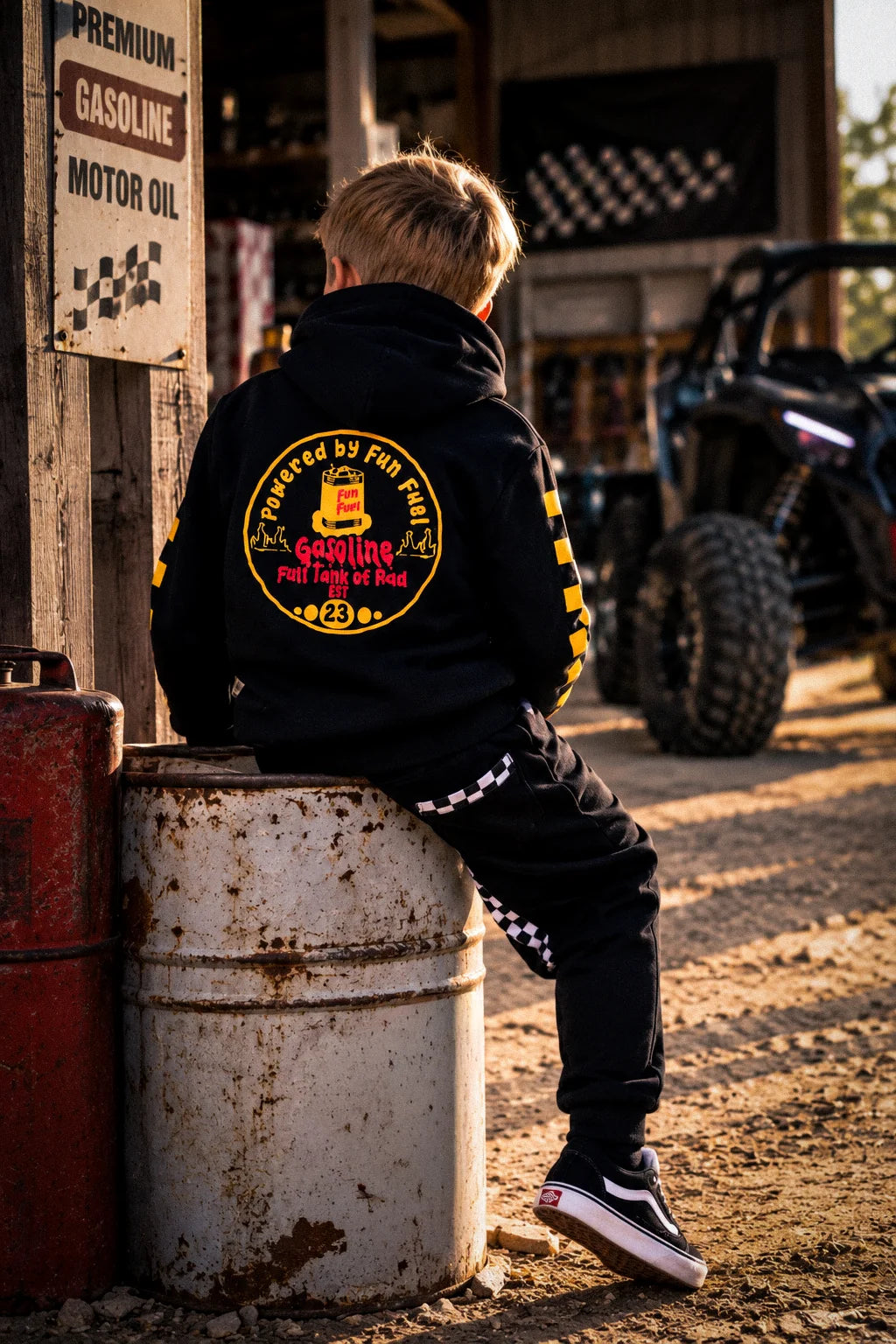 PREORDER - powered by fun fuel hoodie