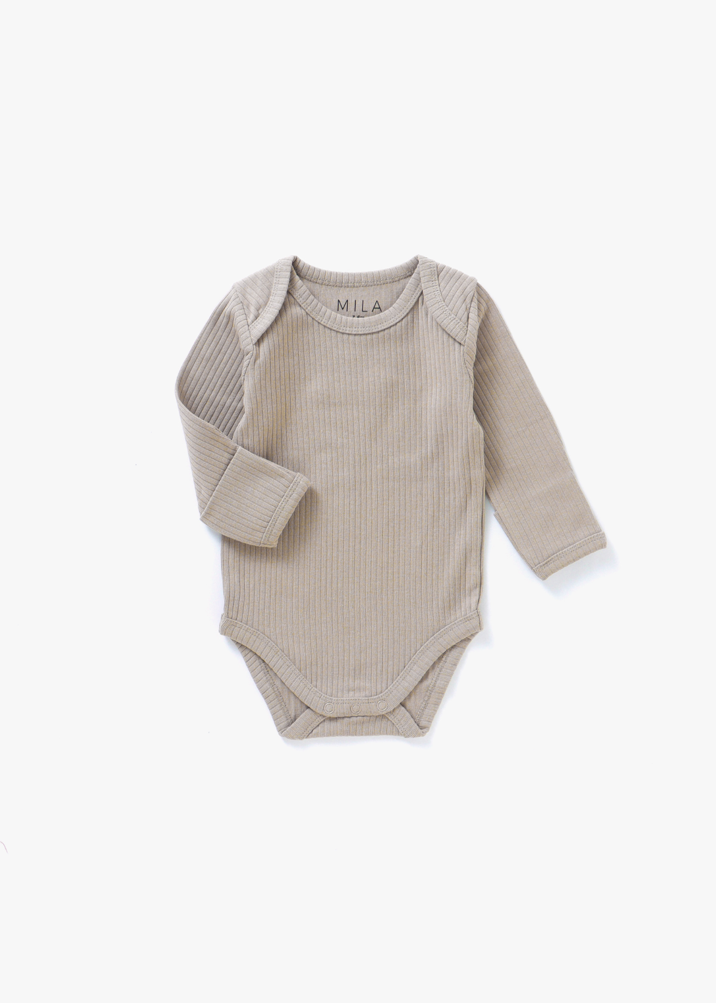 Ribbed Bodysuit | Mushroom