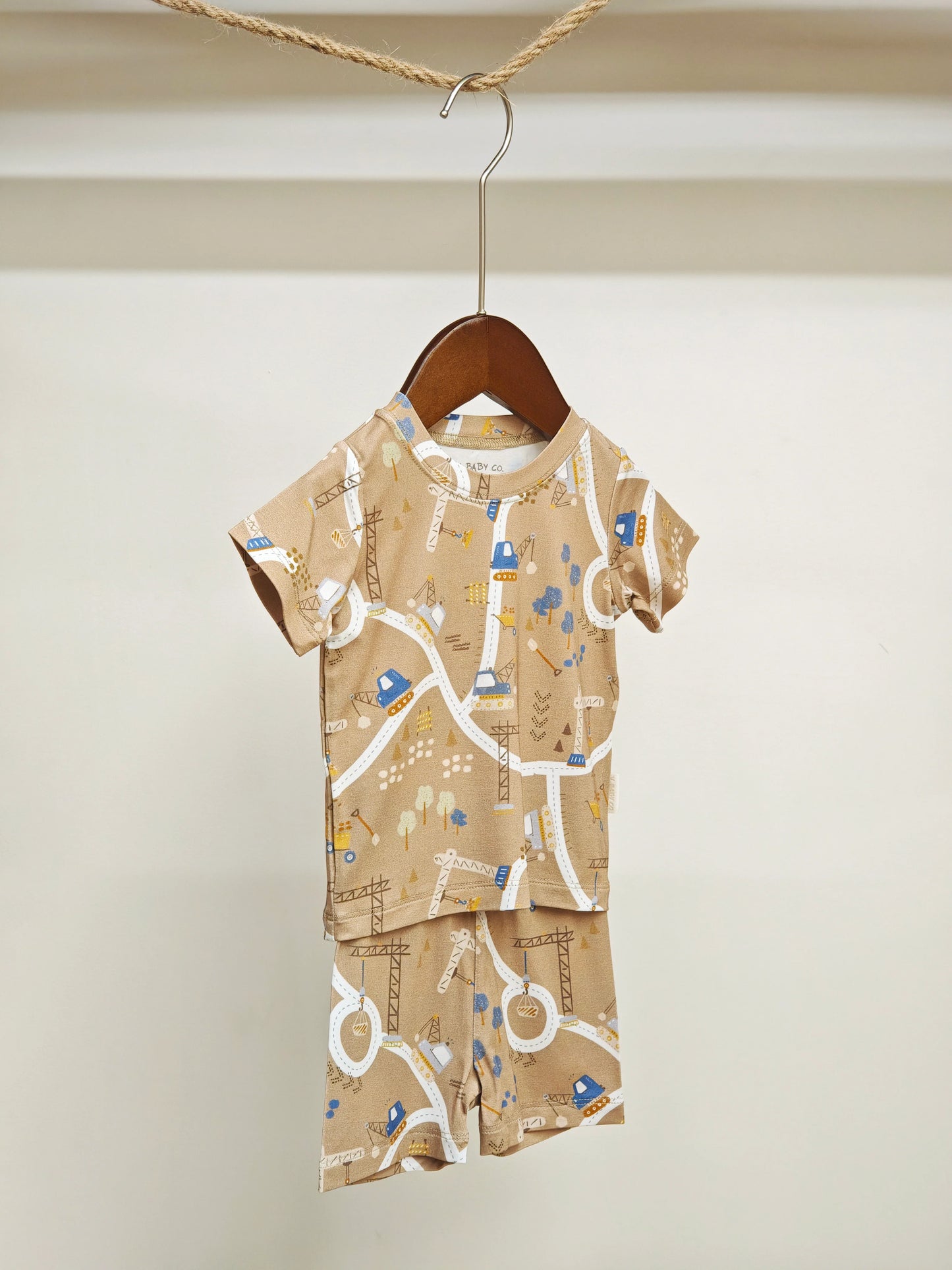 PREORDER - Bulldozer Bamboo 2-piece short set