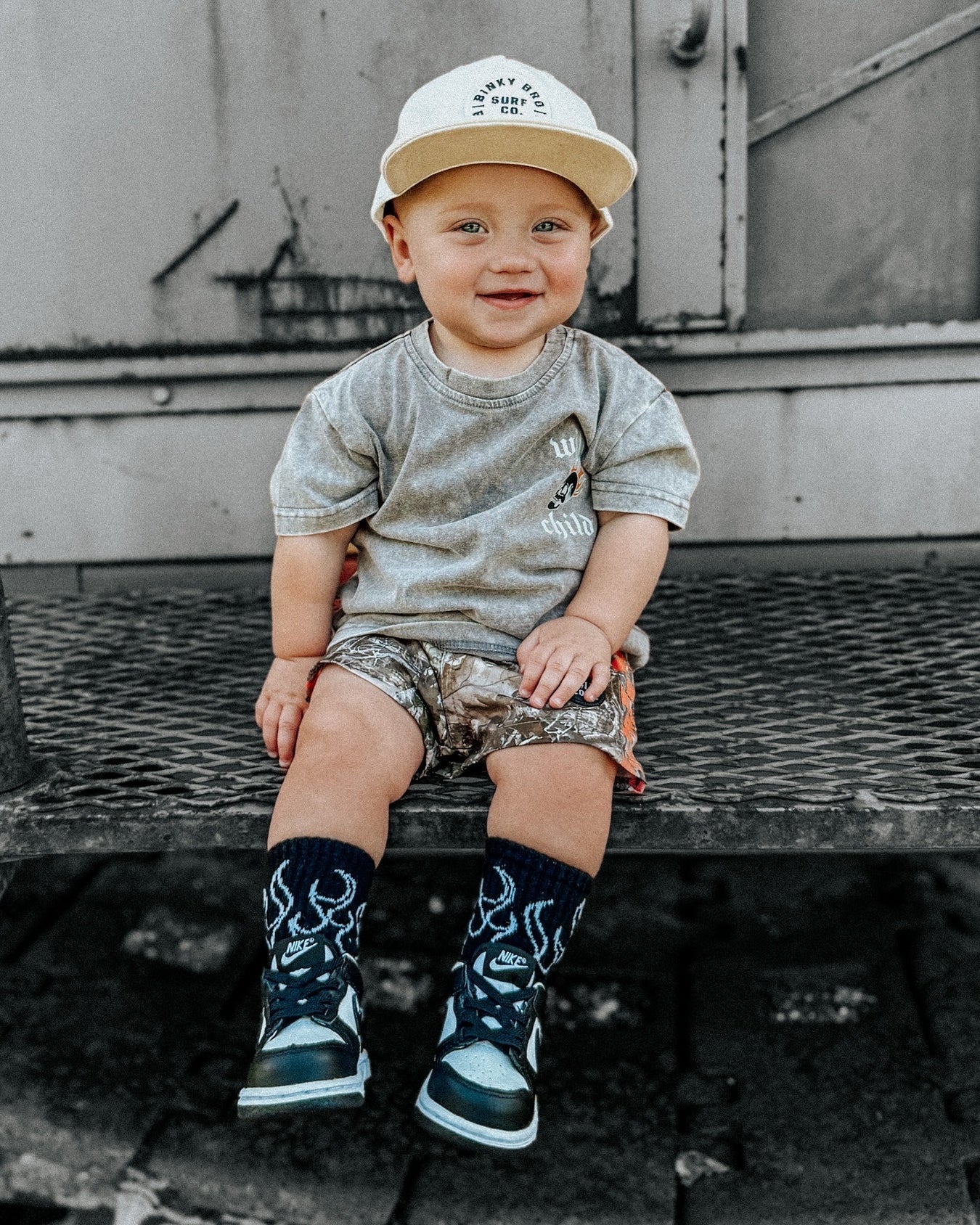 Wild Burn Acid Wash Tee - 4T left!