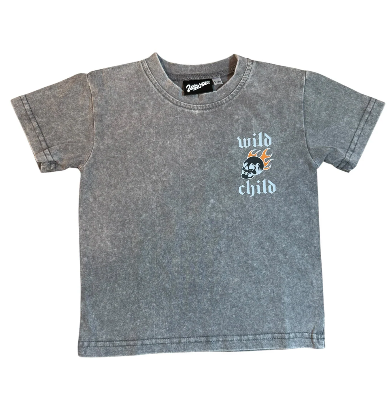 Wild Burn Acid Wash Tee - 4T left!
