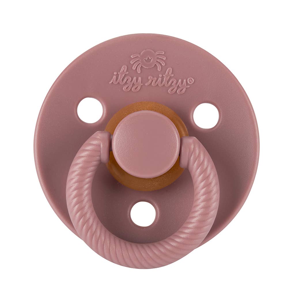 Itzy Soother™ Natural Rubber Paci Sets PINK/BLUE