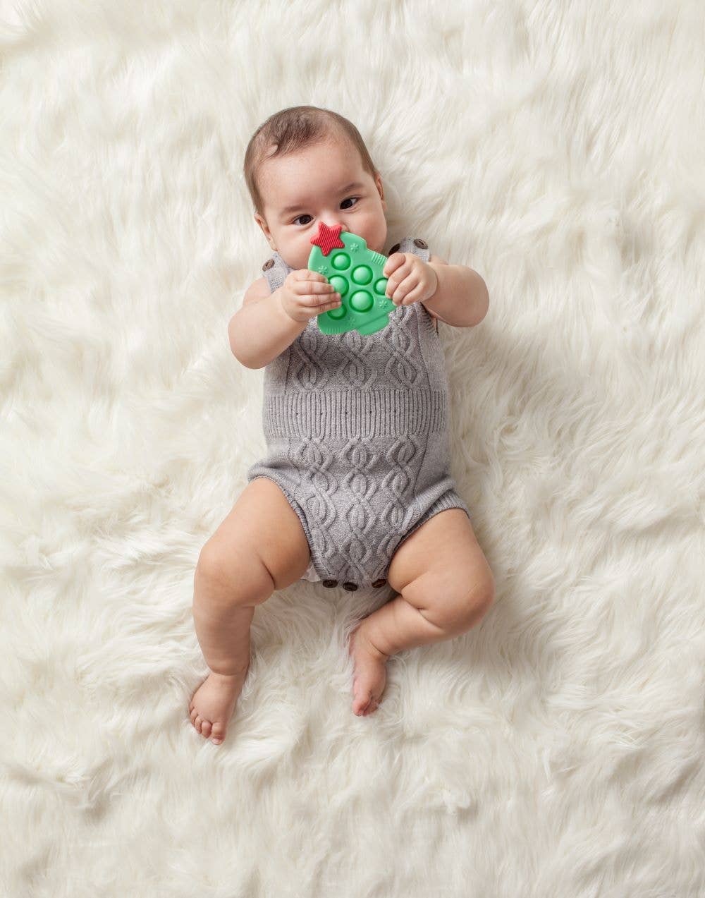 Itzy Pop Holiday Tree sensory popper toy