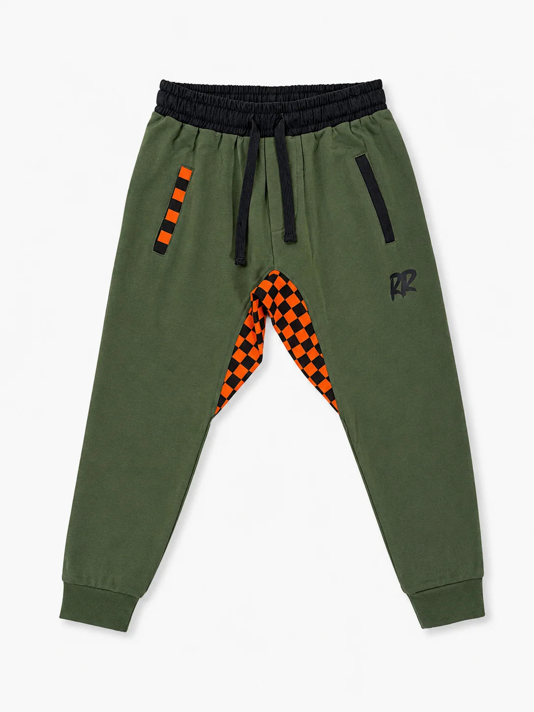 PREORDER - Jersey Jogger - orange/green checkered (Copy)