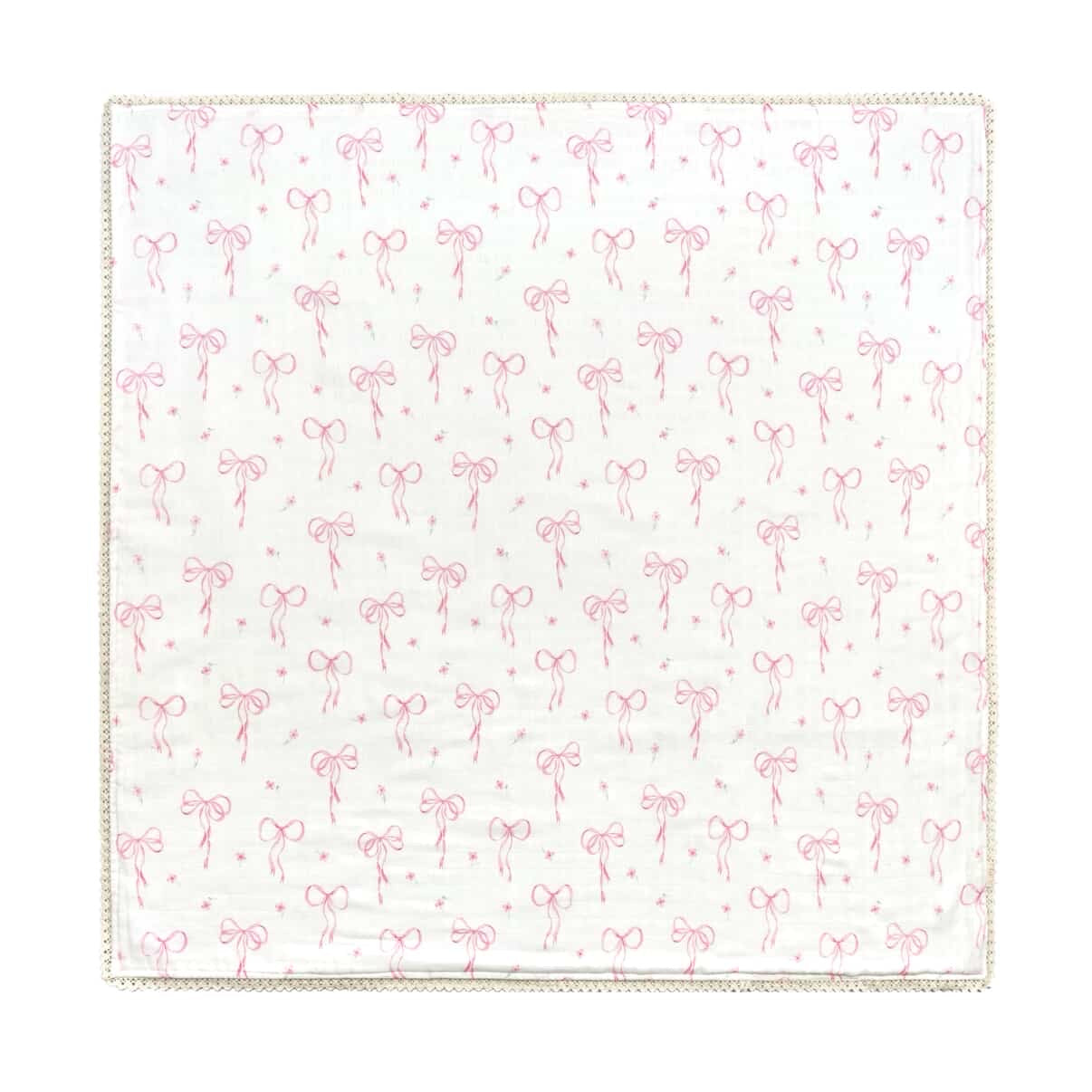 PREORDER - Pretty In Pink 6-Layer Organic Cotton Baby Blanket