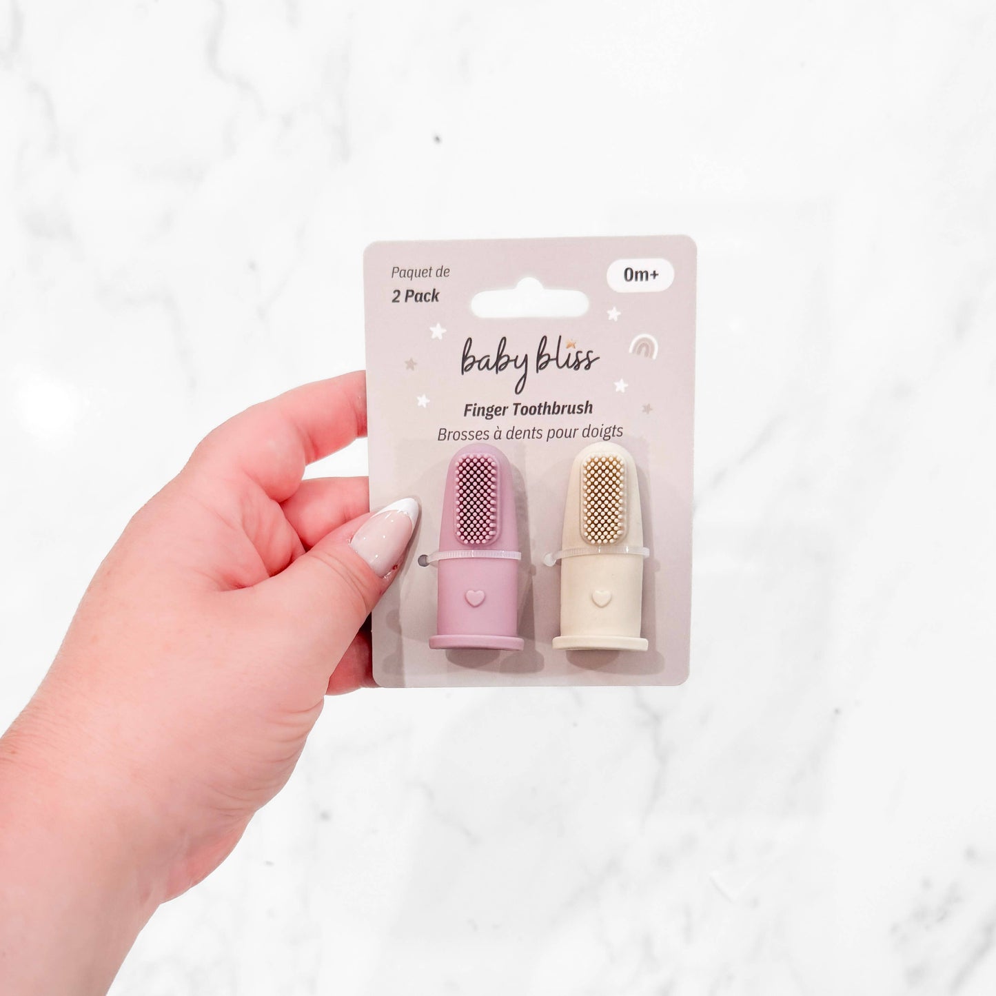 Infant Toothbrush - Lavender & Cream