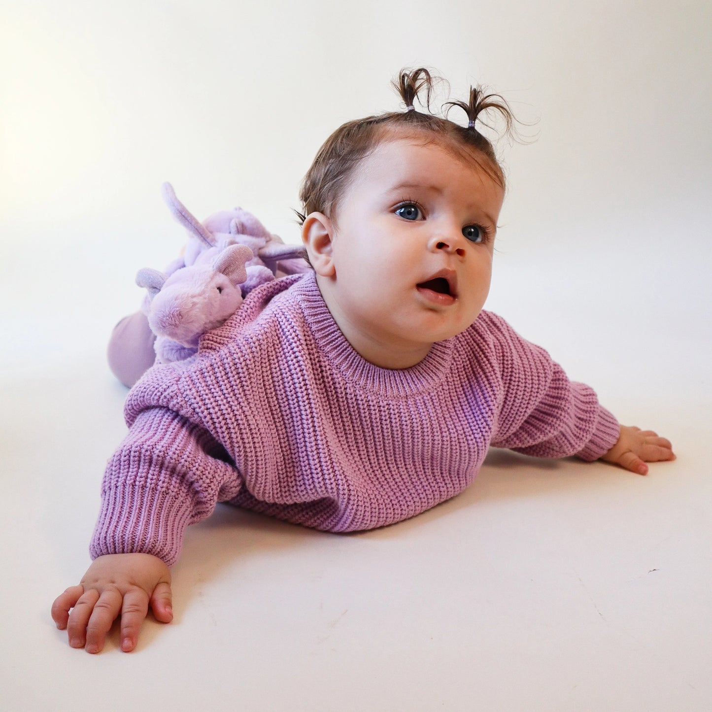 Sutton Knit Sweater - Lavender - one left 4-5T!