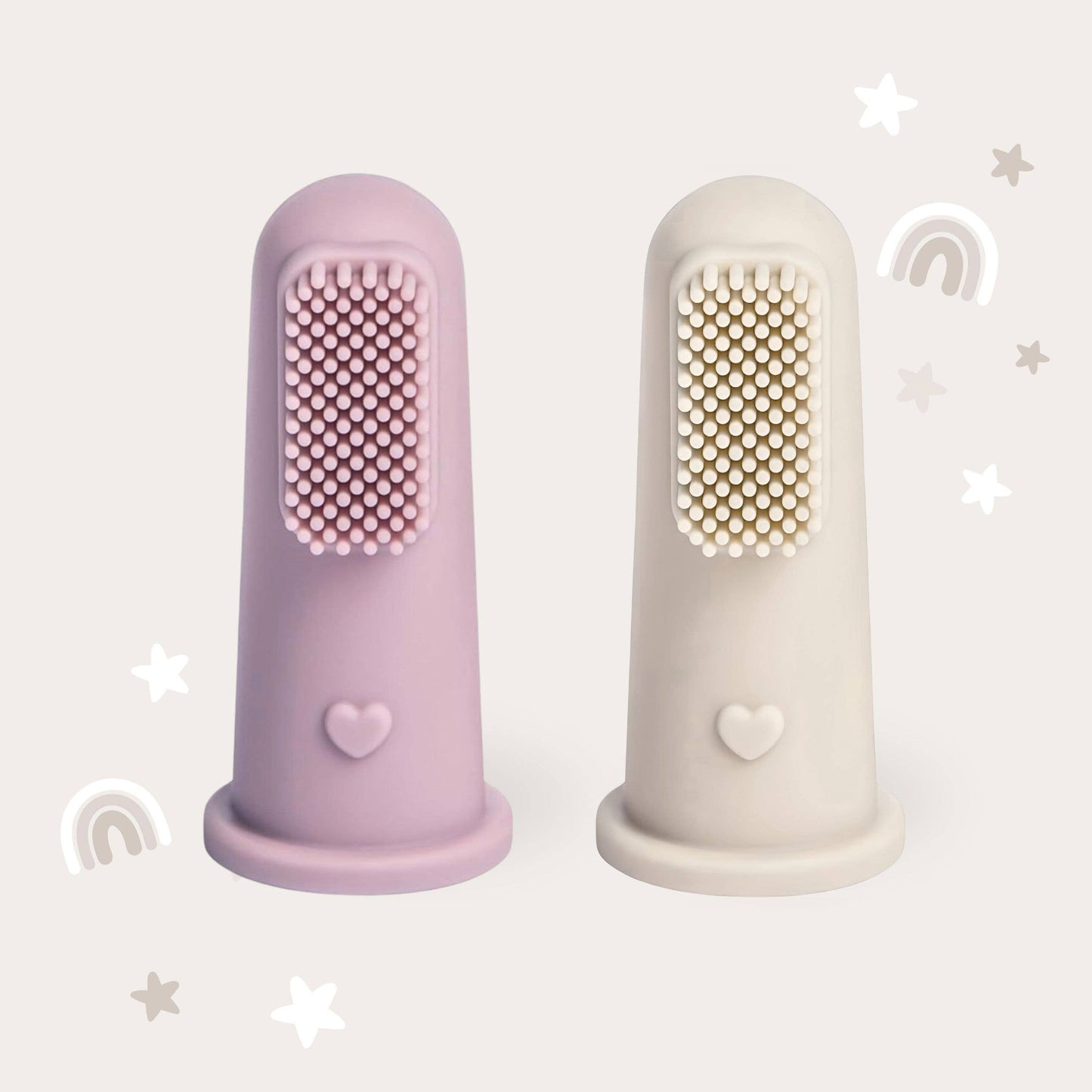 Infant Toothbrush - Lavender & Cream