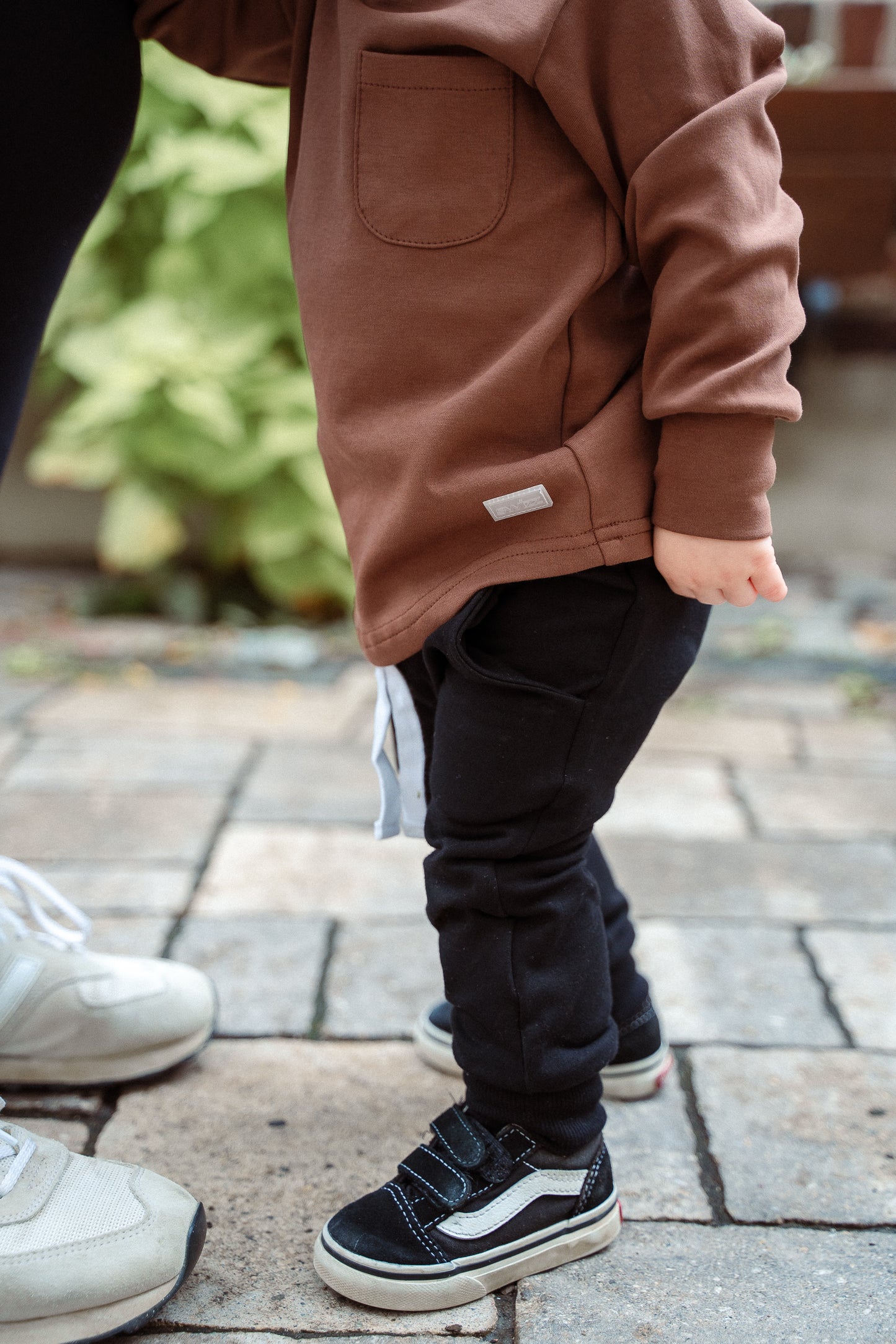Pocket Long Sleeve Top - Walnut