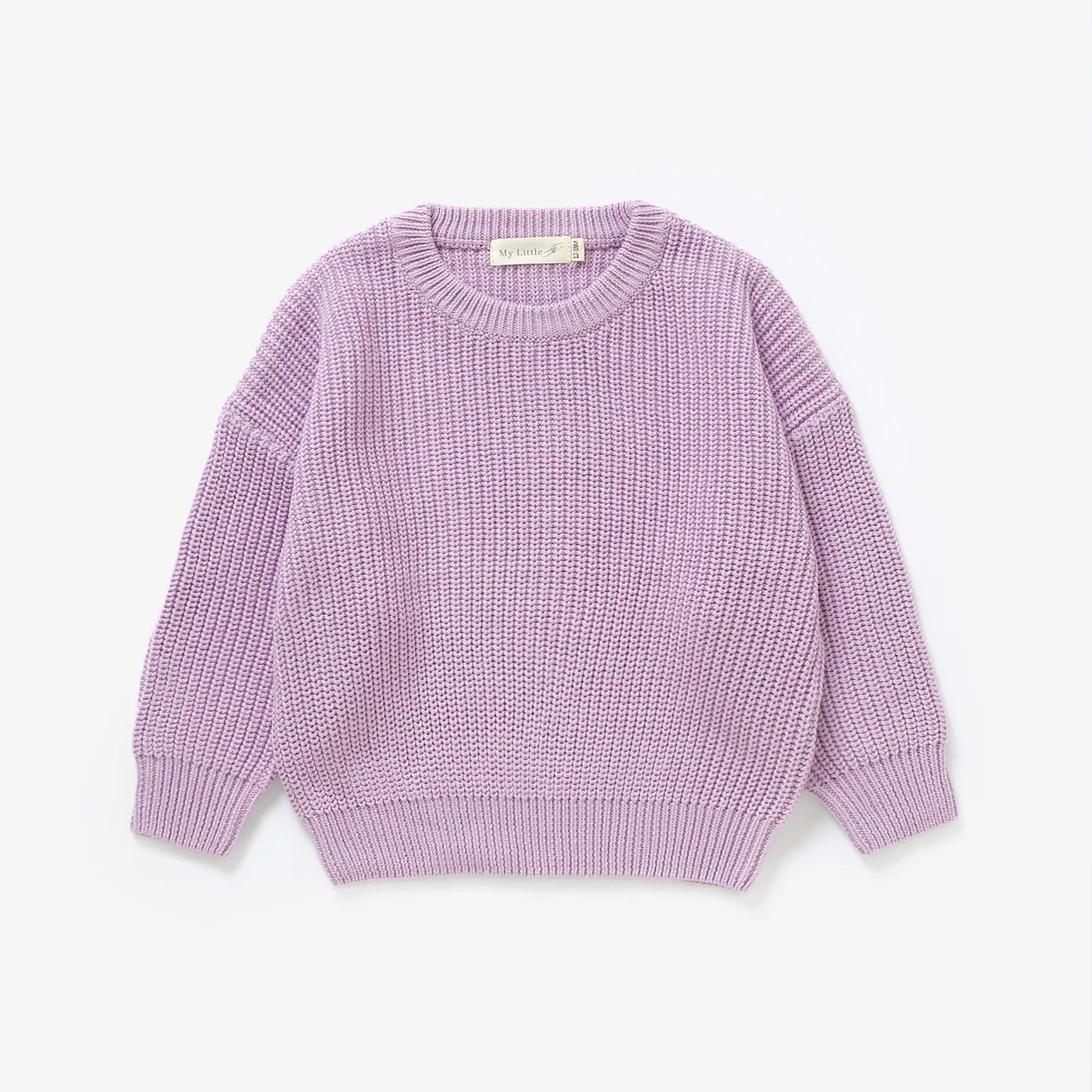 Sutton Knit Sweater - Lavender - one left 4-5T!
