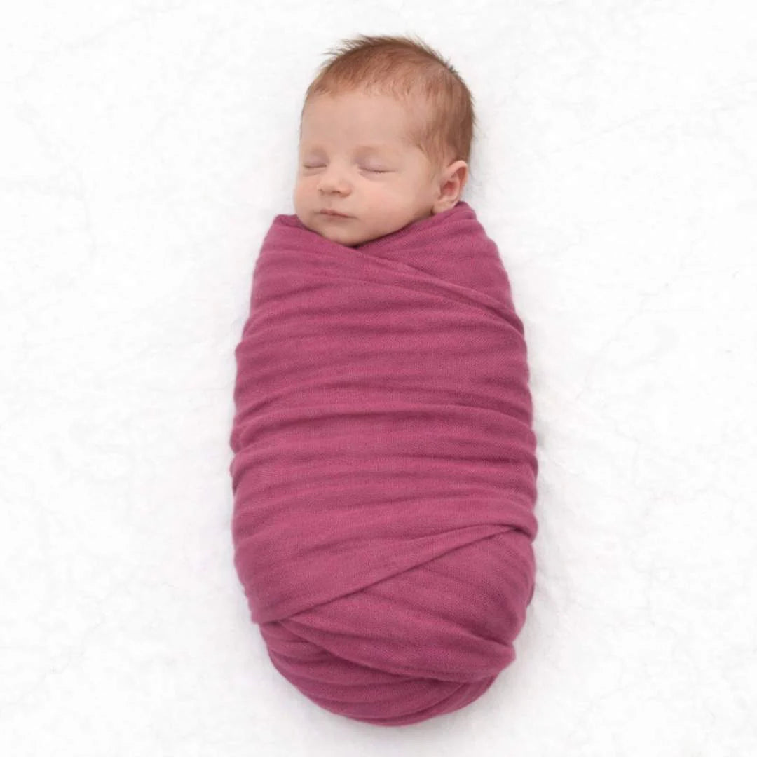 Baby Muslin Cotton Swaddle Blanket - Soft Mulberry