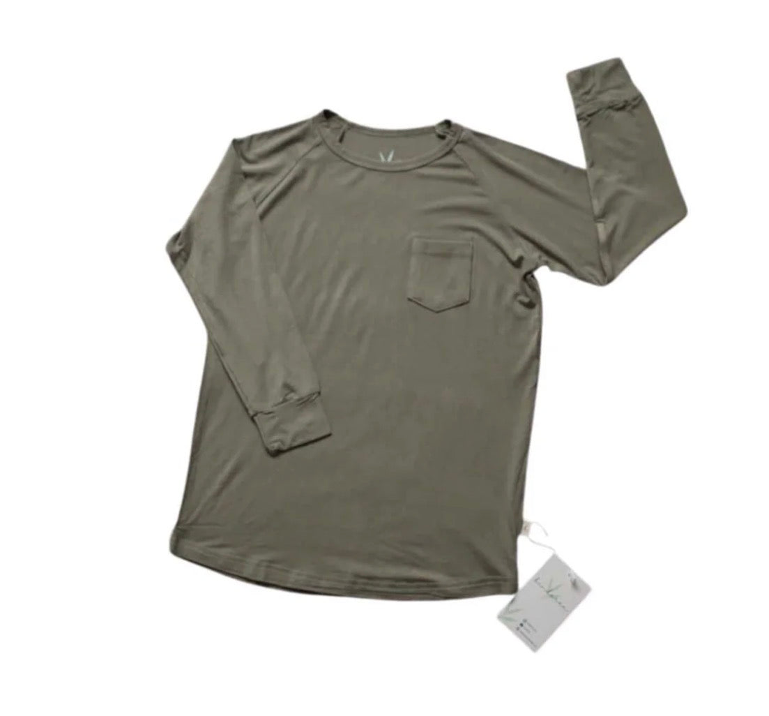 Bamboo Pocket Long Sleeve