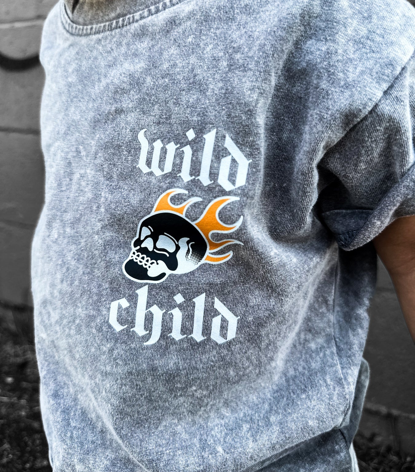 Wild Burn Acid Wash Tee - 4T left!