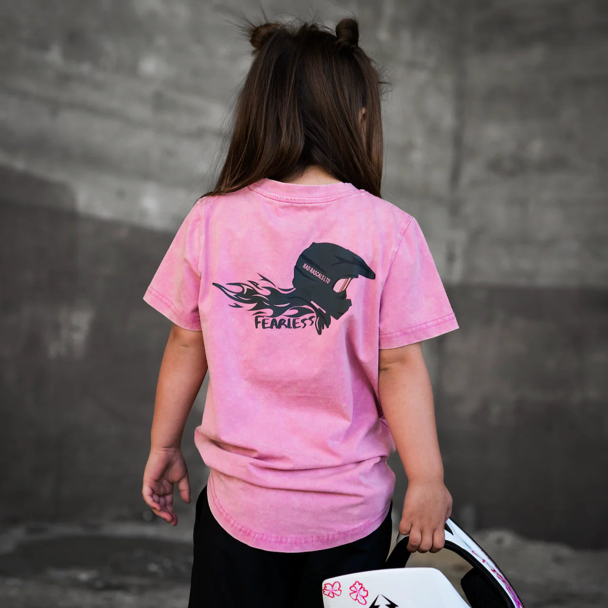 PREORDER fearless acid wash t shirt