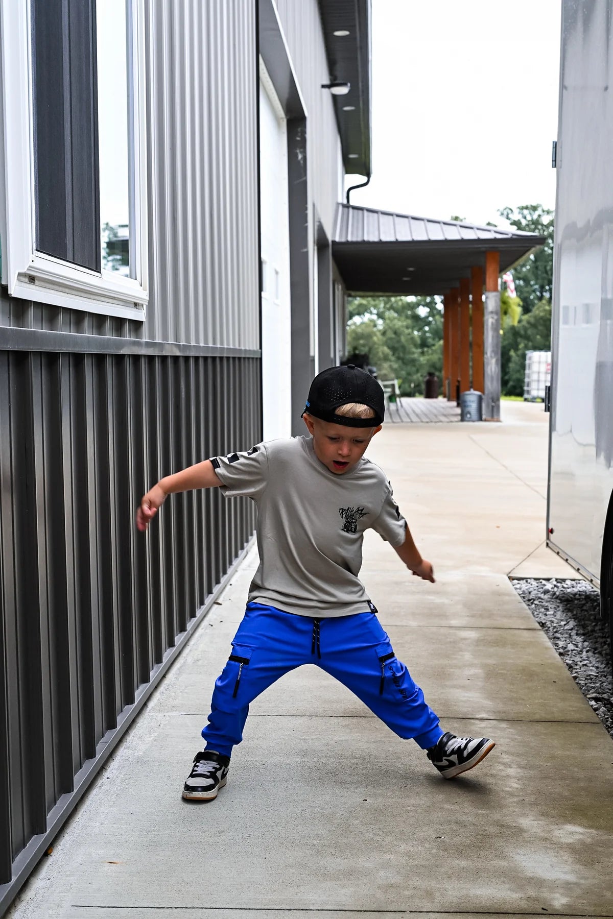 PREORDER - blue flex pant