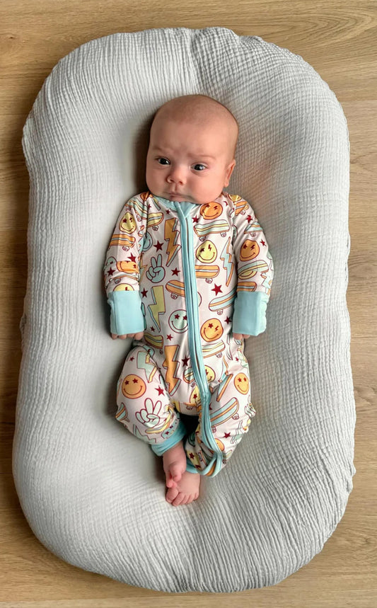 Later Skater Zipper Romper