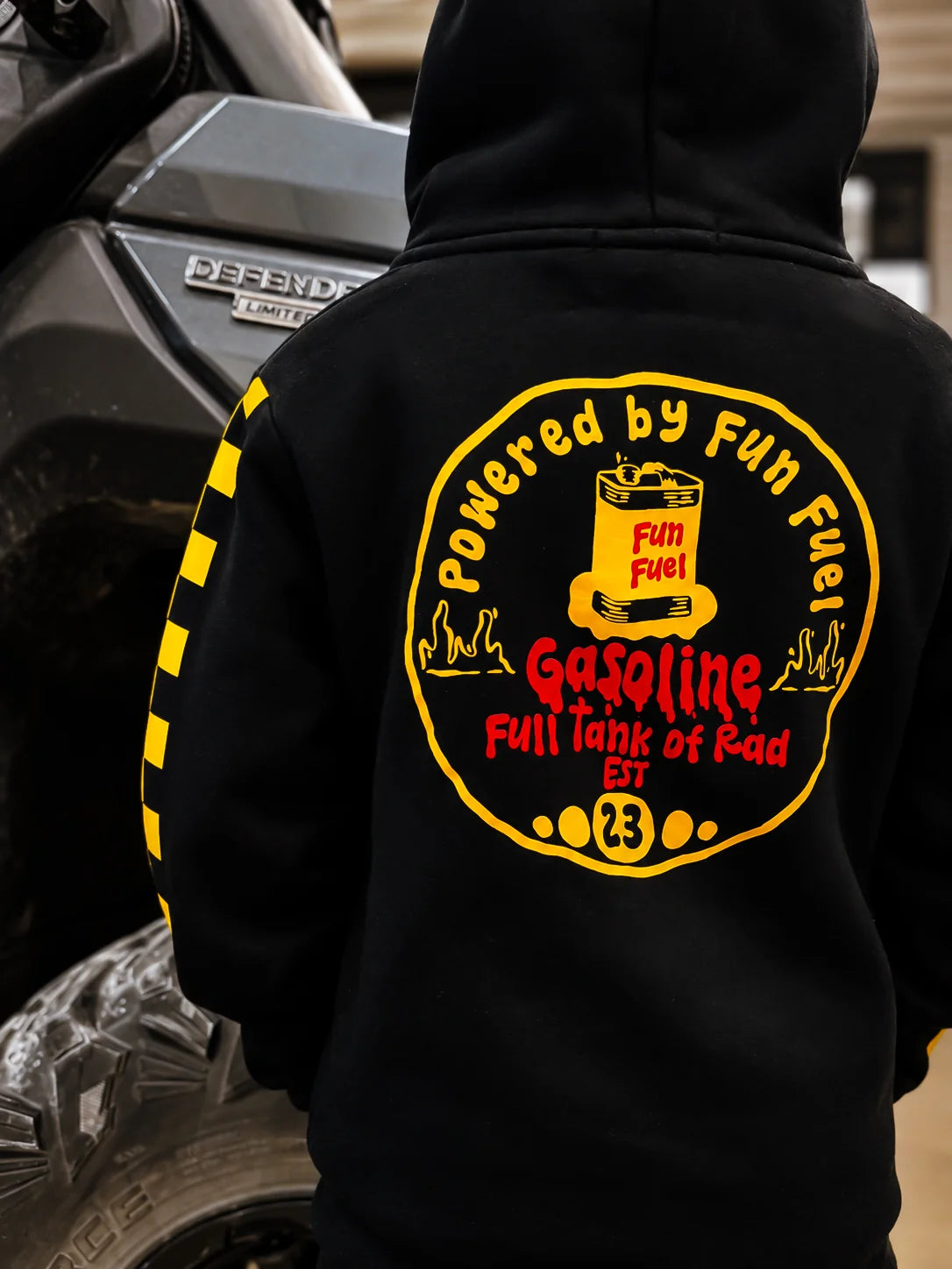 PREORDER - powered by fun fuel hoodie