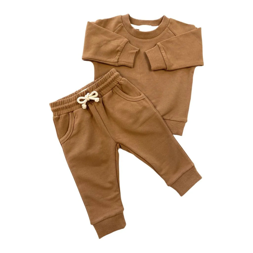 Jogger Set - Gingerbread - 1 left 4T!