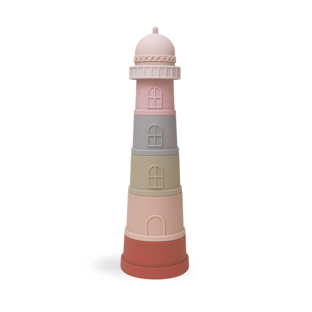 Stacking Lighthouse Play Set - Blush Coast